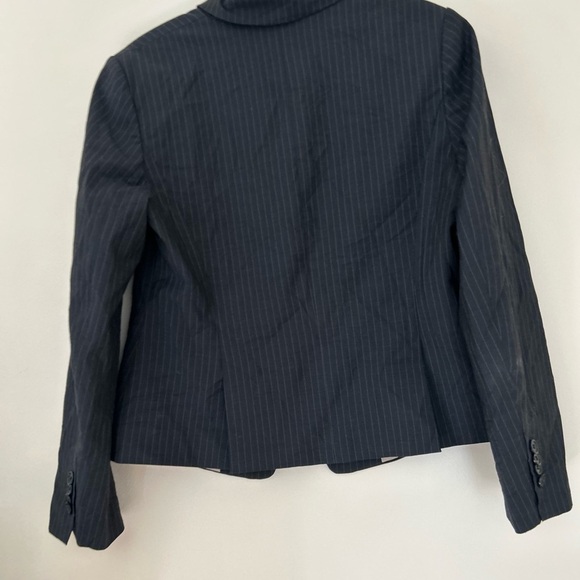 Banana Republic Black Tailored Blazer Suit Jacket - Picture 4 of 7